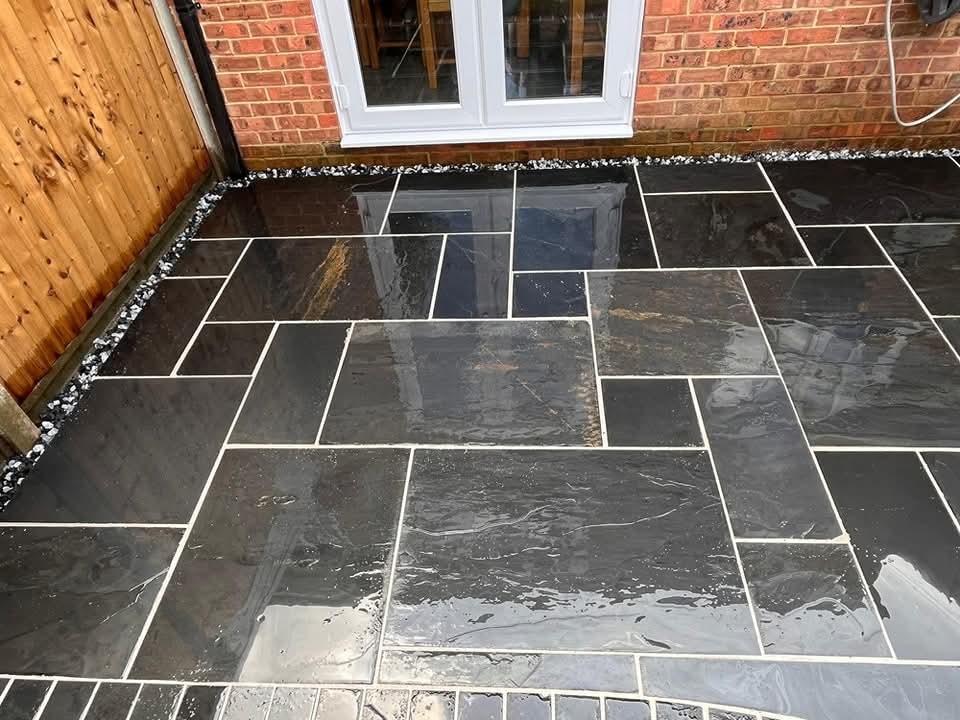 Driveway paving installation