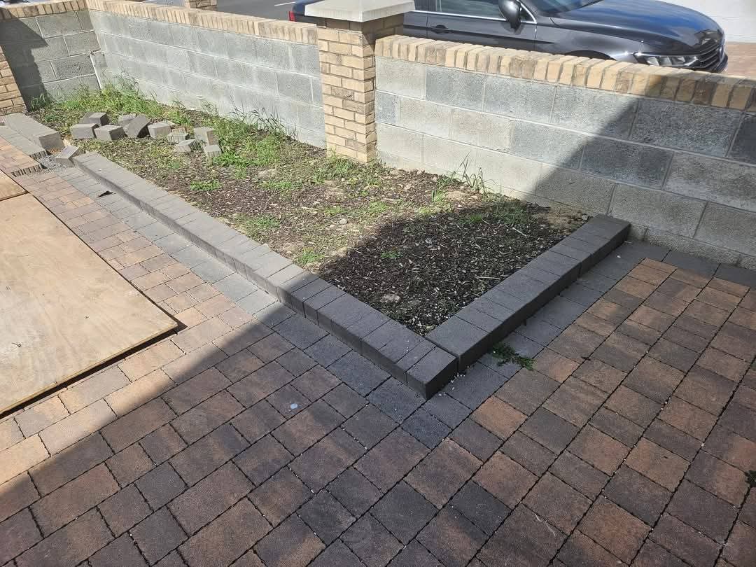 Patio installation project