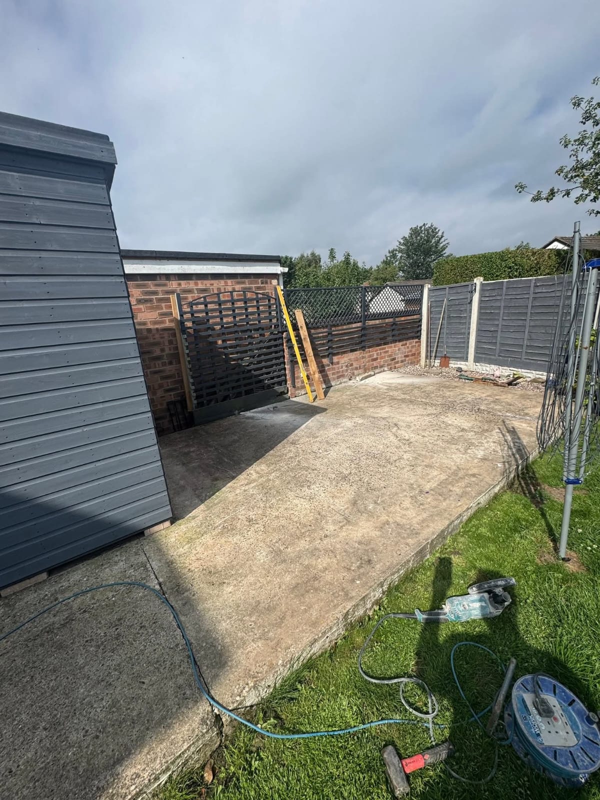 Professional paving installation