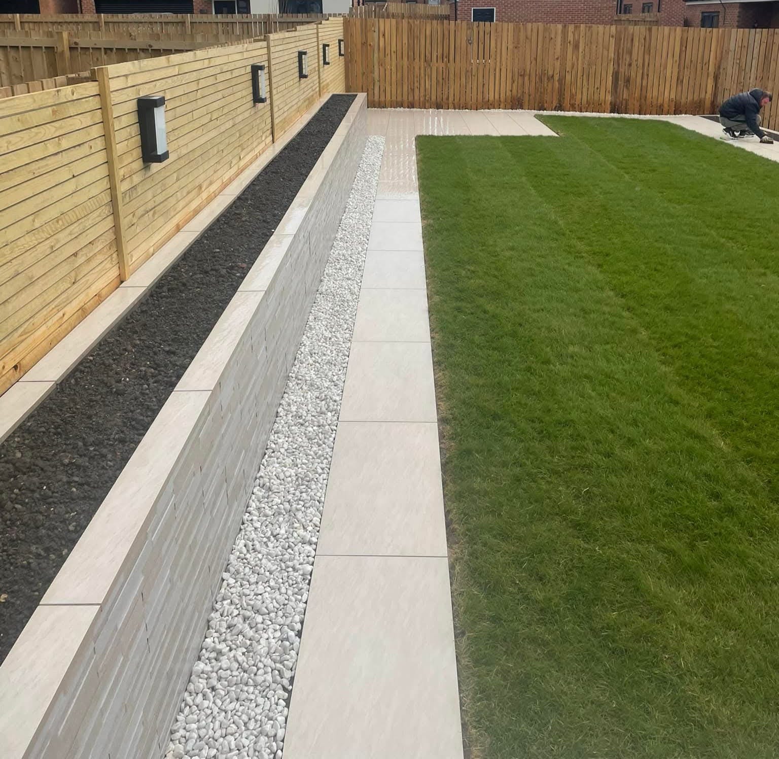 Driveway and landscaping project