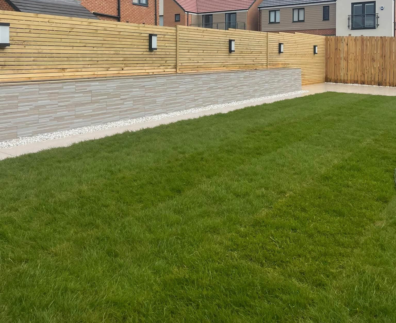 Garden and paving work