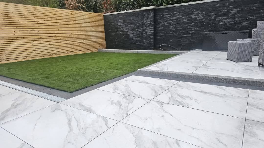 Professional landscaping work