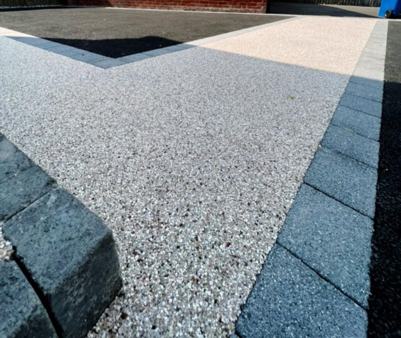Professional paving installation project