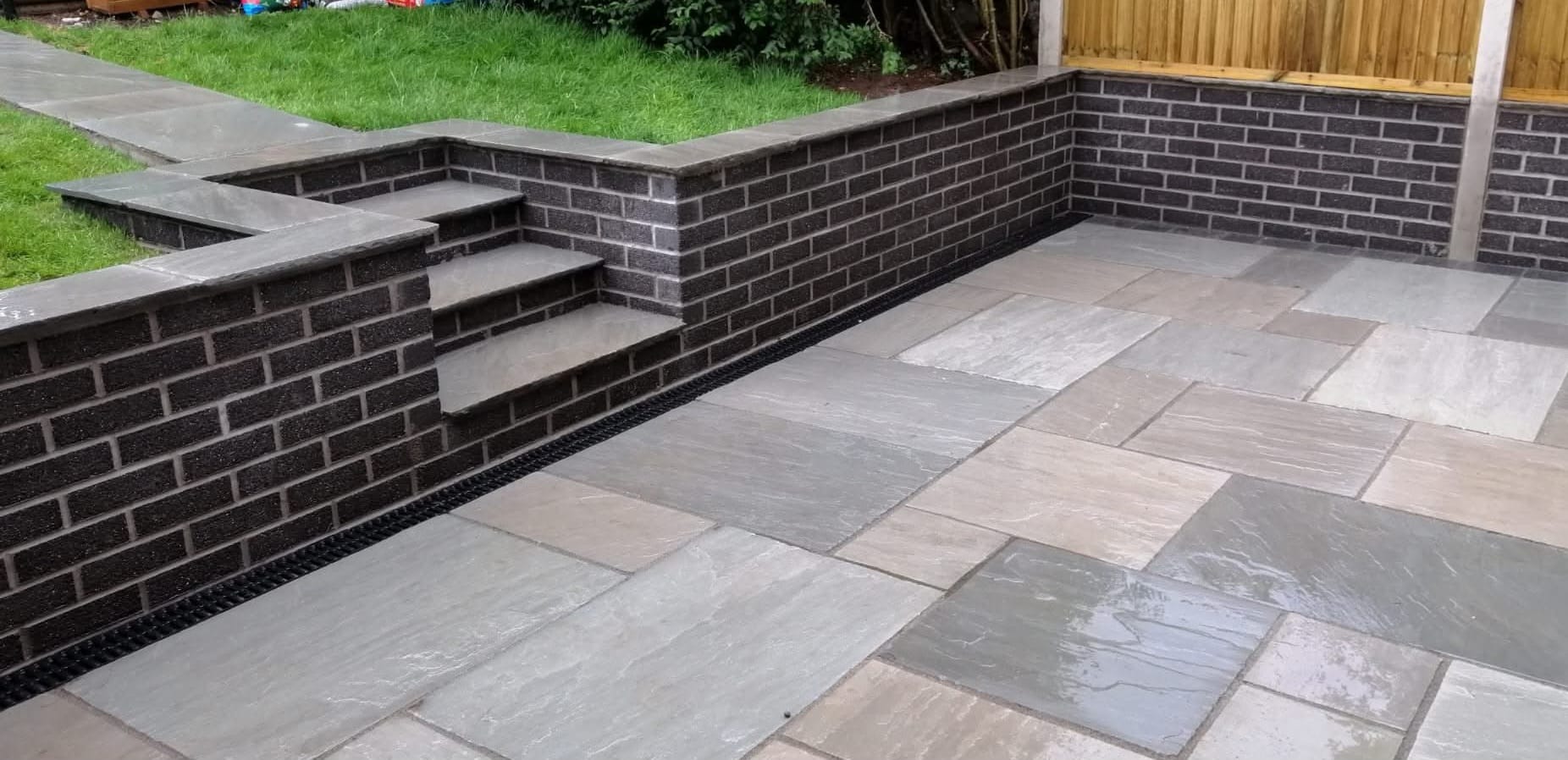 Beautiful landscaped garden